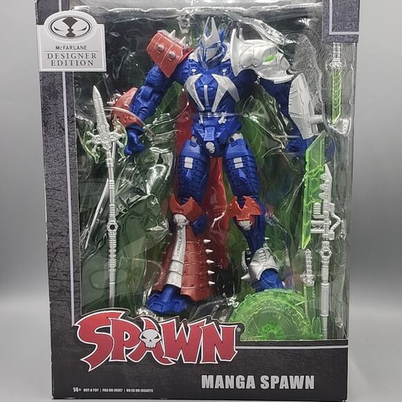 McFarlane Designer Edition Manga Spawn Figure Box Sealed Loose Sword & Shield - Picture 1 of 15